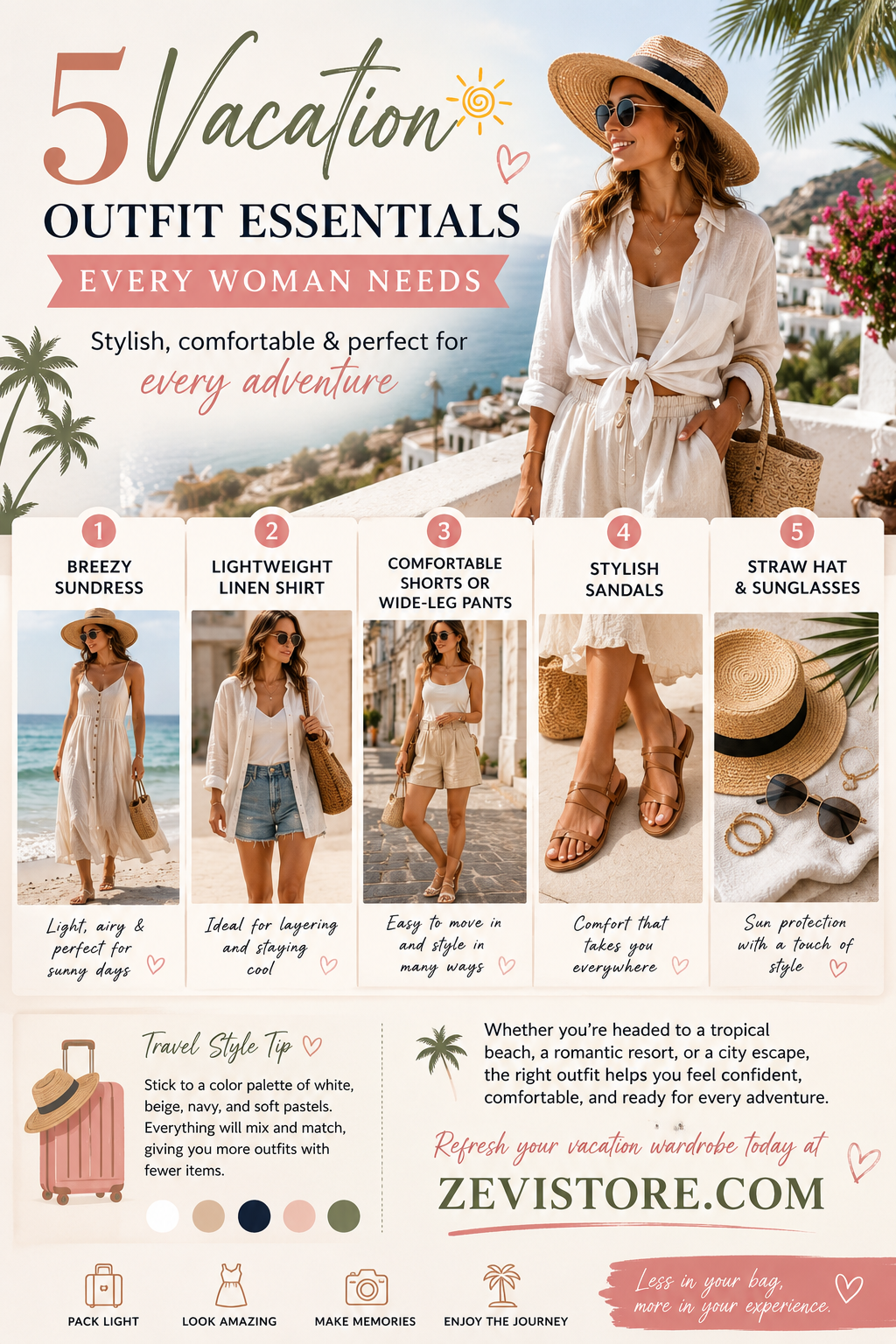 5 Vacation Outfit Essentials Every Woman Needs