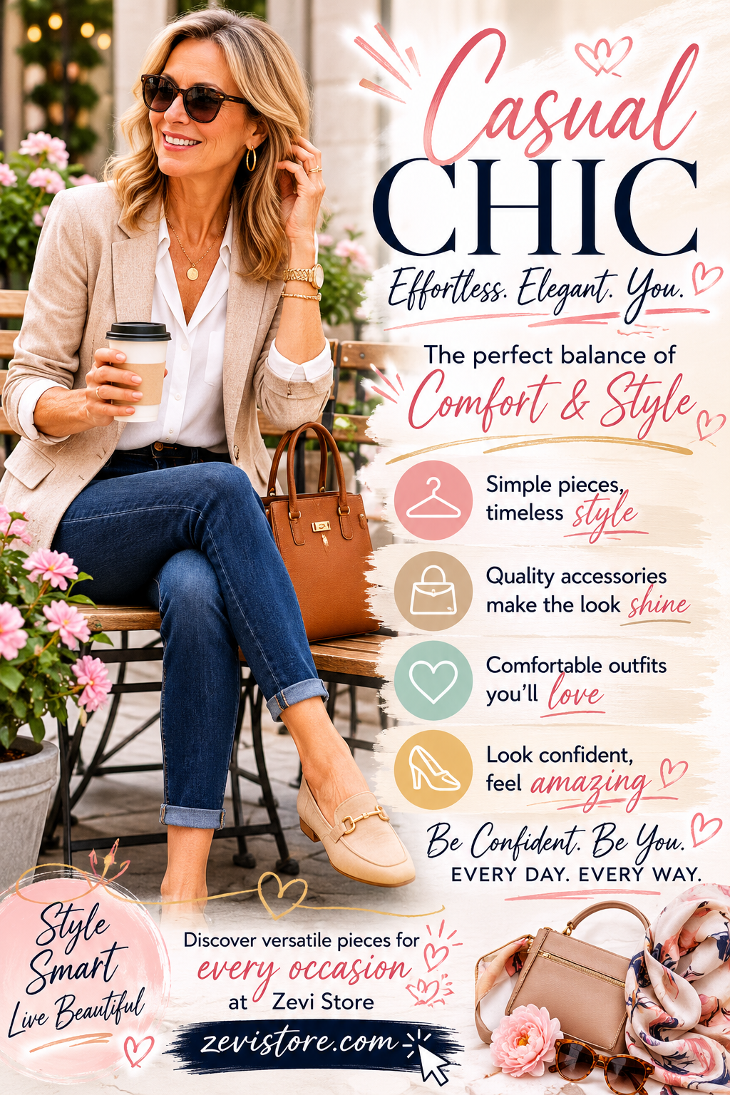 Casual Chic: The Perfect Balance of Comfort & Style